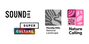 Mendip Hills National Landscape Logo lockup